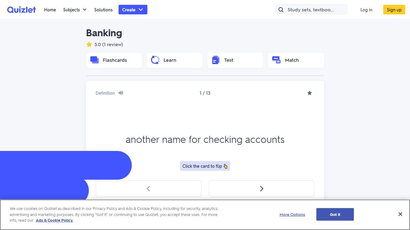 Banking Flashcards | Quizlet